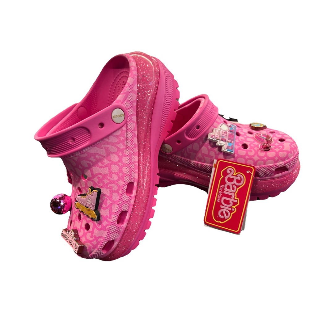 CROCS x‎ BARBIE The Movie Mega Crush Clog  Unisex Size 7W  5M NWT